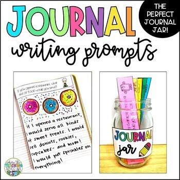 Journal Writing Prompts | Journal Jar by Where The Teaching Things Are