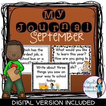 Journal Writing Prompts for September by Angel's Primary Adventures