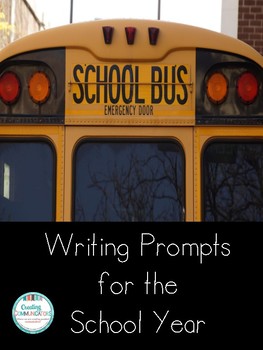 Journal Writing Prompts for the School Year