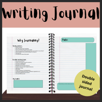 Printable Journal Modern Five Year Journal Minimalist Sentence A Day Diary  8.5 X 11 PDF Page 