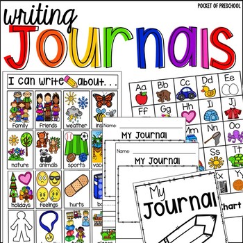 Preview of Journal Writing Tools for Preschool, Pre-K, and Kindergarten