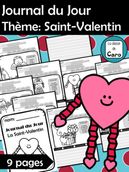 Journal du Jour Thème: Saint-Valentin  (French Daily Journal)