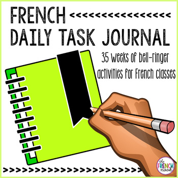 Preview of Journal du matin French daily activities