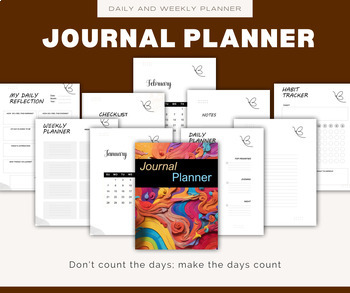 Preview of Journal planner