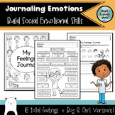 Journaling Emotions, Feelings Awareness Worksheets