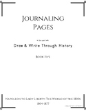 Journaling Pages-Draw & Write Through History-Napoleon to 