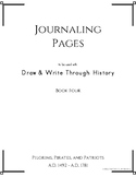 Journaling Pages-Draw & Write Through History-Pirates, Pil