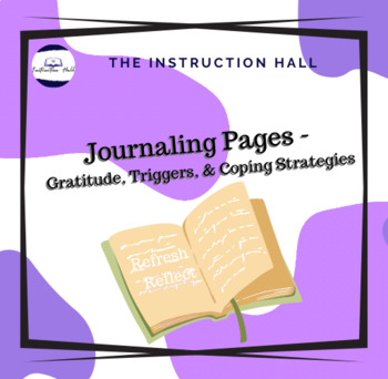 Preview of Journaling Pages - Gratitude, Triggers, & Coping Strategies