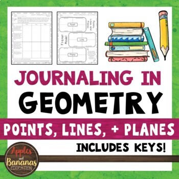 Preview of Journaling in Geometry: Points, Lines, and Planes