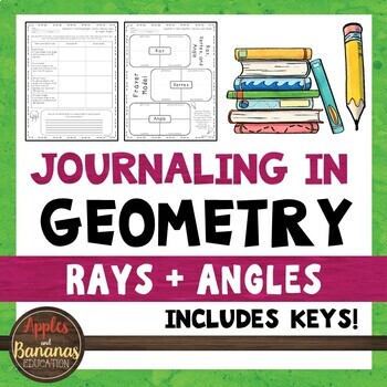 Preview of Journaling in Geometry: Rays and Angles