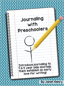 Preview of Journaling with Preschoolers: Creating a love for writing