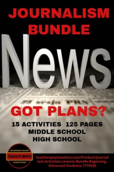 Preview of Journalism Activities & Lessons Bundle: Beginning & Advanced Students