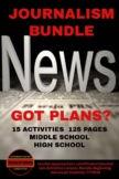 Journalism Activities & Lessons Bundle: Beginning & Advanc
