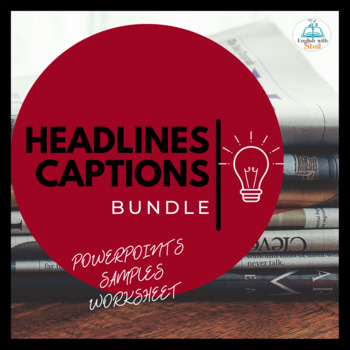 Preview of Journalism Headlines and Photo Captions Amazing Teaching BUNDLE