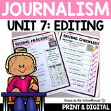 Journalism Newspaper Editing | Unit 7