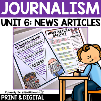 Preview of Journalism Newspaper News Articles | Unit 6