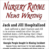 Journalism — Nursery Rhyme News Writing Activity