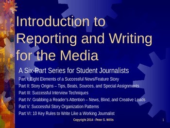 Preview of Journalism: Reporting and Writing for Newspaper and Yearbook