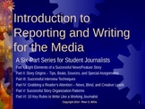 Journalism: Reporting and Writing for Newspaper and Yearbook