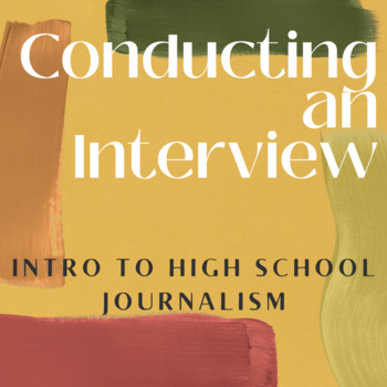 Preview of Journalism - Rules for Conducting an Interview