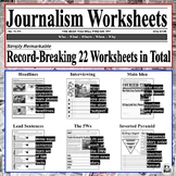 Journalism Worksheets Variety Pack