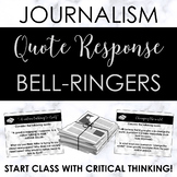 Journalism or Newspaper Quote Bell-Ringers -- Great to act