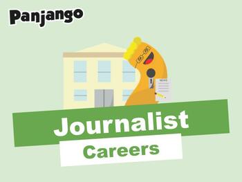 Preview of Journalist - Career Exploration PowerPoint and Worksheet