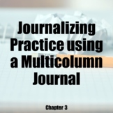 Journalizing Practice using a Multicolumn Journal