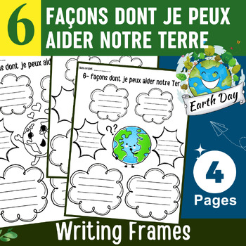 Preview of Journée de la Terre | Jour de la terre activités | Je peux aider la Terre