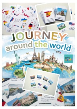 Preview of Journey Around the World. Countries & Nationalities English Vocabulary.