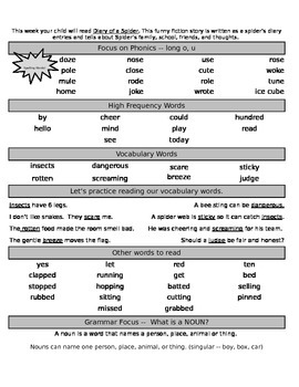 Preview of Journey Fluency sheet for 2nd grade #4