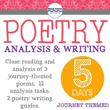 Preview of Journey Poems - Reading, Analyzing, and Writing Poetry