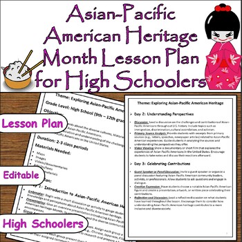 Preview of Journey Through Asian-Pacific American Heritage: A High School Lesson Plan