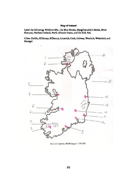 Preview of Journey Through Ireland Social Studies Culture Module