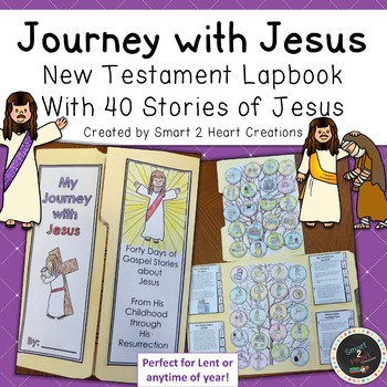 Preview of Journey With Jesus Lapbook (40 New Testament Bible Stories of Jesus)