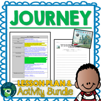 Preview of Journey by Aaron Becker Lesson Plan and Activities