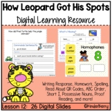 Journey's 1st Grade Lesson 12 How Leopard Got His Spots Di