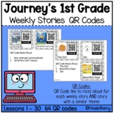Journey's 1st Grade QR Codes Listening Centers