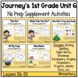 Journey's 1st Grade Unit 6 Supplement No Prep Bundle