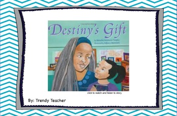 Preview of Journey's 3rd grade Destiny's Gift flipchart