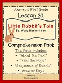 Journey's First Grade Lesson 20 Comprehension Pack