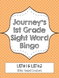 Journey's First Grade Sight Word Bingo (Lesson 1-Lesson 2)