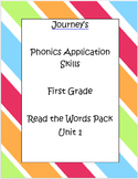 Journey's Phonics Application/ Oral Reading Assessment Unit 1