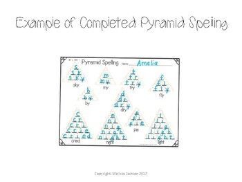 Journey's Pyramid Spelling Practice Pages, First Grade, Units 1-6