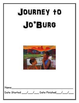 Preview of Journey to Jo'burg independent reading packet
