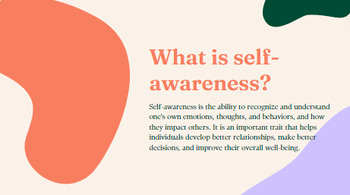 Preview of Journey to Self-Awareness: A NO PREP Comprehensive High School SEL Unit