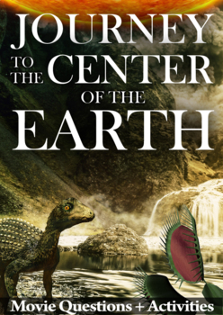 Preview of Journey to the Center of the Earth Movie Guide + Activities - Answer Keys Inc