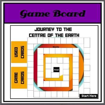 Journey to the Center of the Earth, Board Game