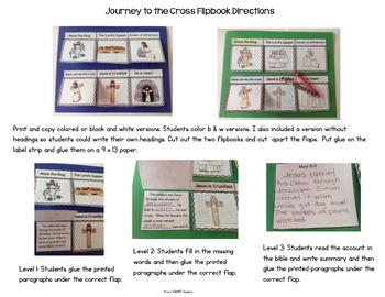 Bible Flip-ups: Journey to the Cross Flipbook by Amy's Smart Designs