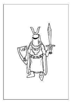 free middle ages coloring pages